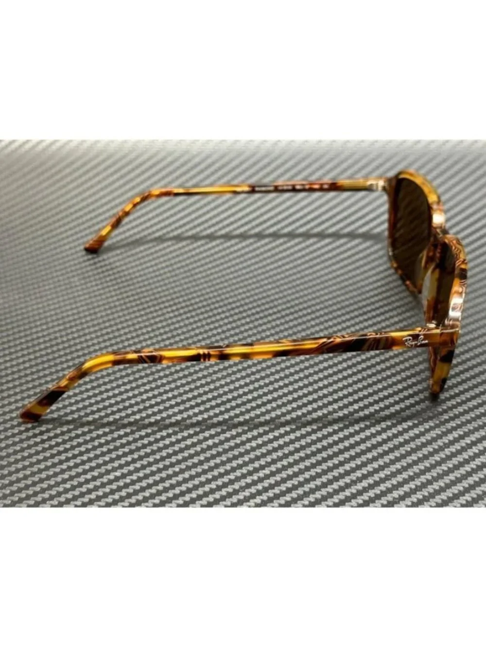 New Ray-Ban Men Raimond Brown Transparent Sunglasses 58-18-145